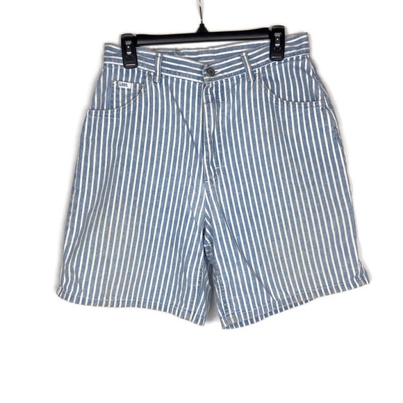 striped mom shorts